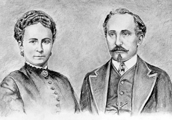 Adam a Sophie Opel 1868