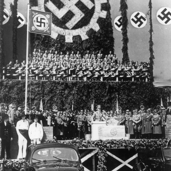 Hitlerův projev při otevření závodu Volkswagen