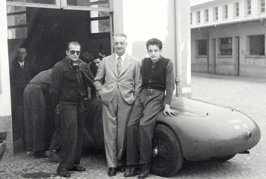 Enzo a Dino Ferrari 1947