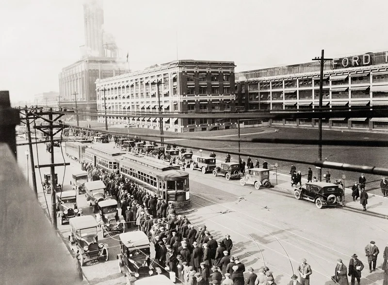 Továrna Ford Highland Park 1930