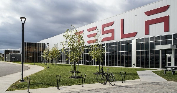 Sídlo společnosti Tesla v Austinu v Texasu